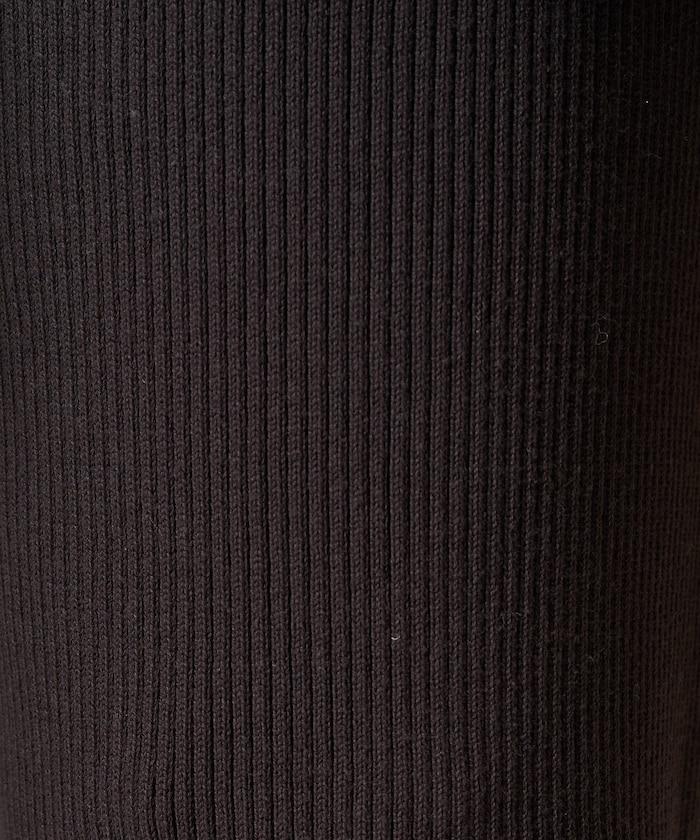 羅紋喇叭針織褲