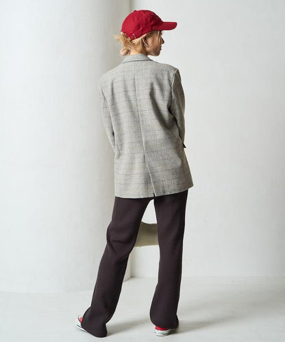 羅紋喇叭針織褲