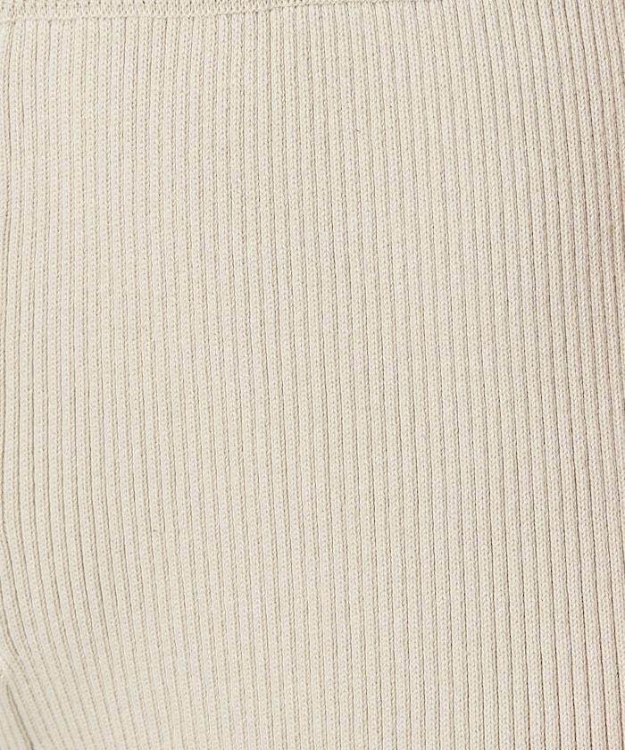 羅紋喇叭針織褲