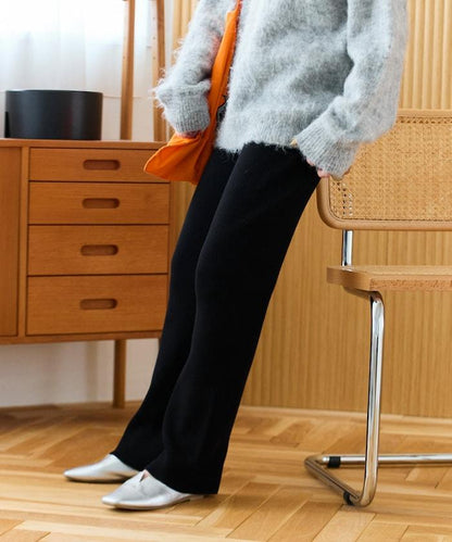 羅紋喇叭針織褲