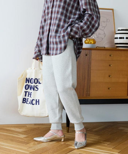 針織休閒束腳褲