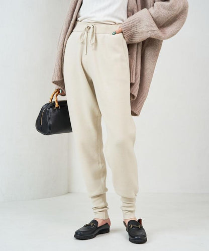 針織休閒束腳褲