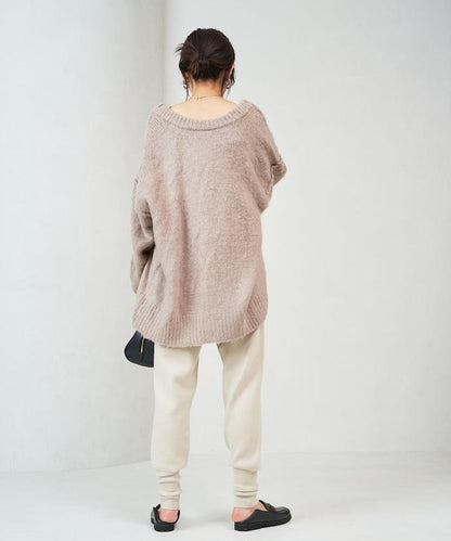 針織休閒束腳褲