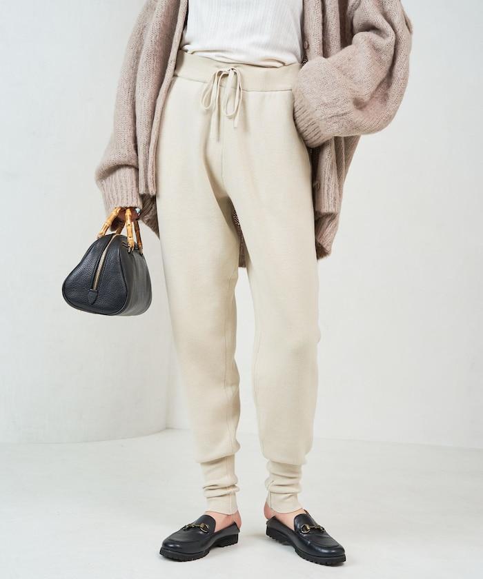 針織休閒束腳褲