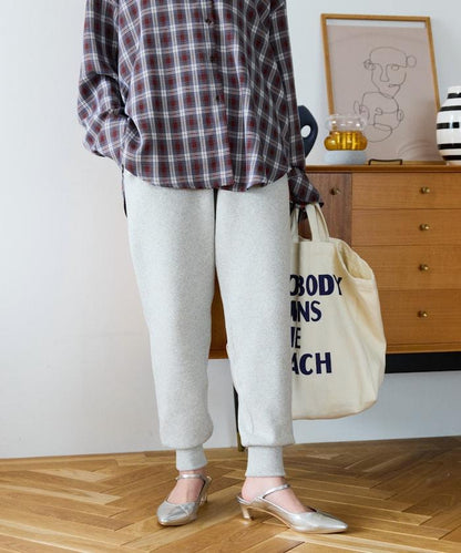 針織休閒束腳褲