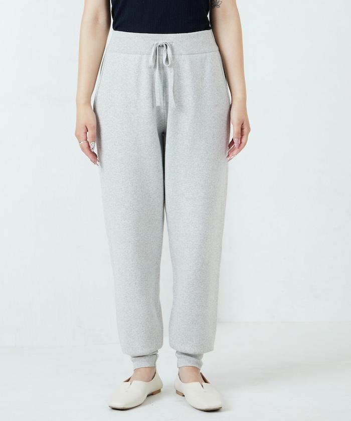 針織休閒束腳褲