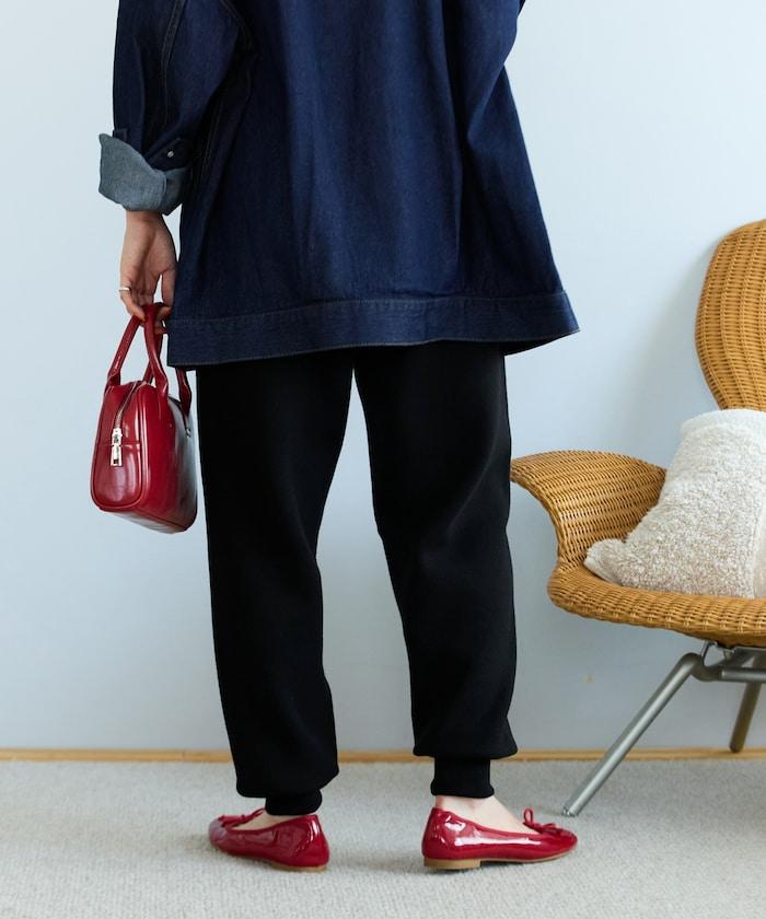 針織休閒束腳褲