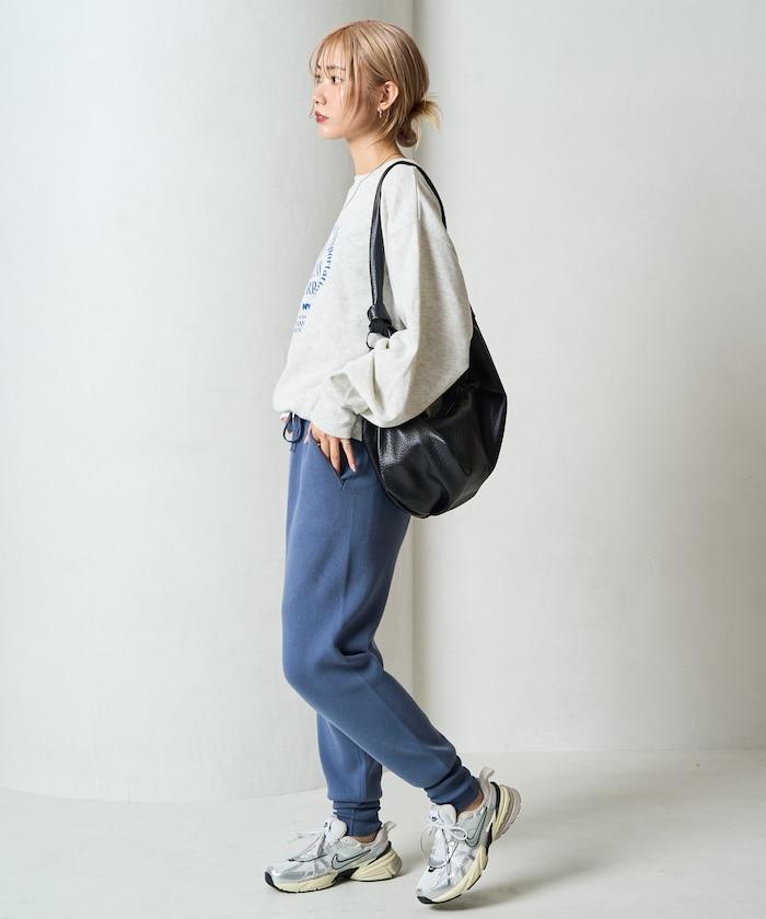 針織休閒束腳褲