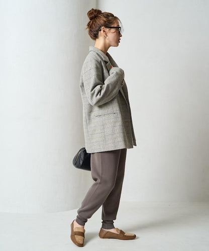 針織休閒束腳褲