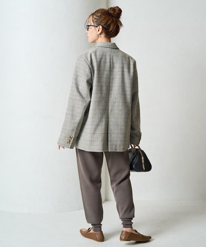 針織休閒束腳褲