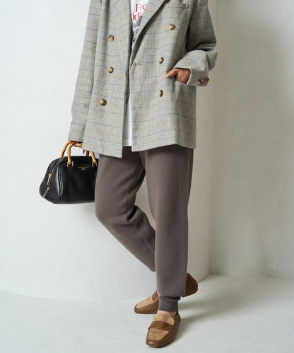 針織休閒束腳褲