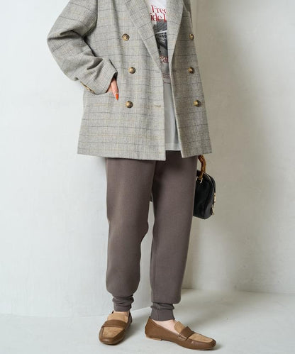 針織休閒束腳褲