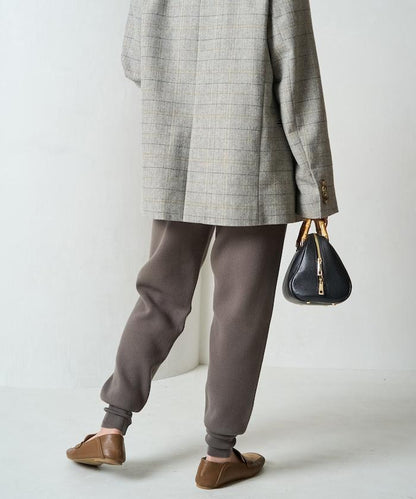 針織休閒束腳褲