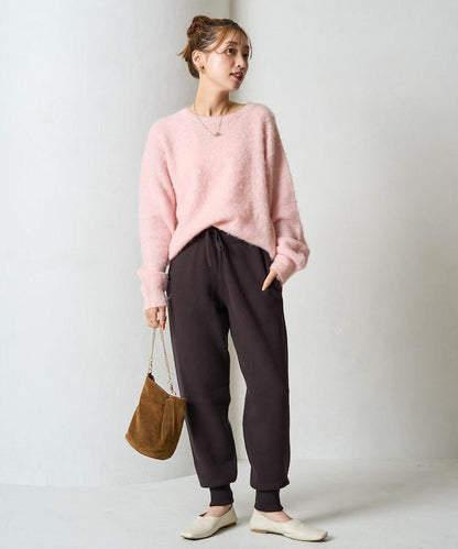 針織休閒束腳褲