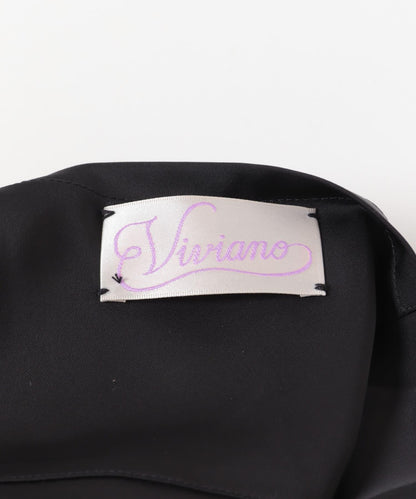 VIVIANO網紗荷葉邊手提包