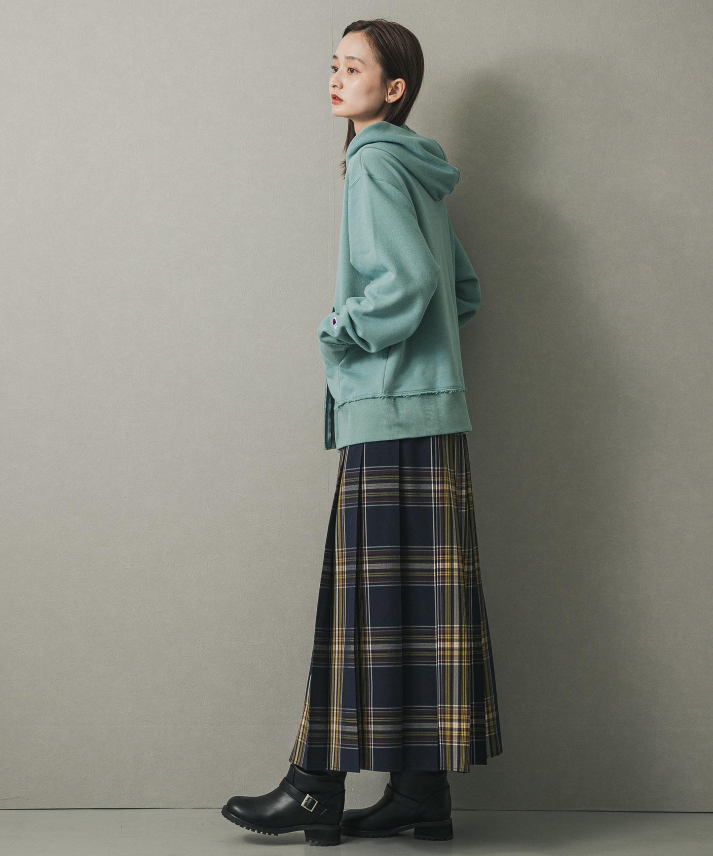 『聯名』Champion×SENSE OF PLACE 拉鍊連帽衛衣