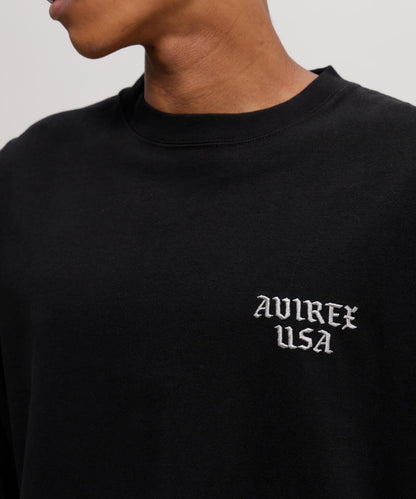 長袖印花T恤 AVIREX NYC