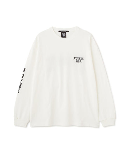 長袖印花T恤 AVIREX NYC