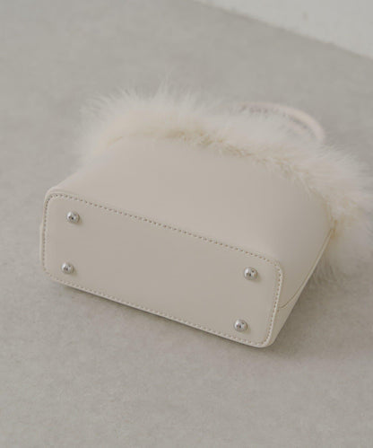 馬拉博絨方形單肩包