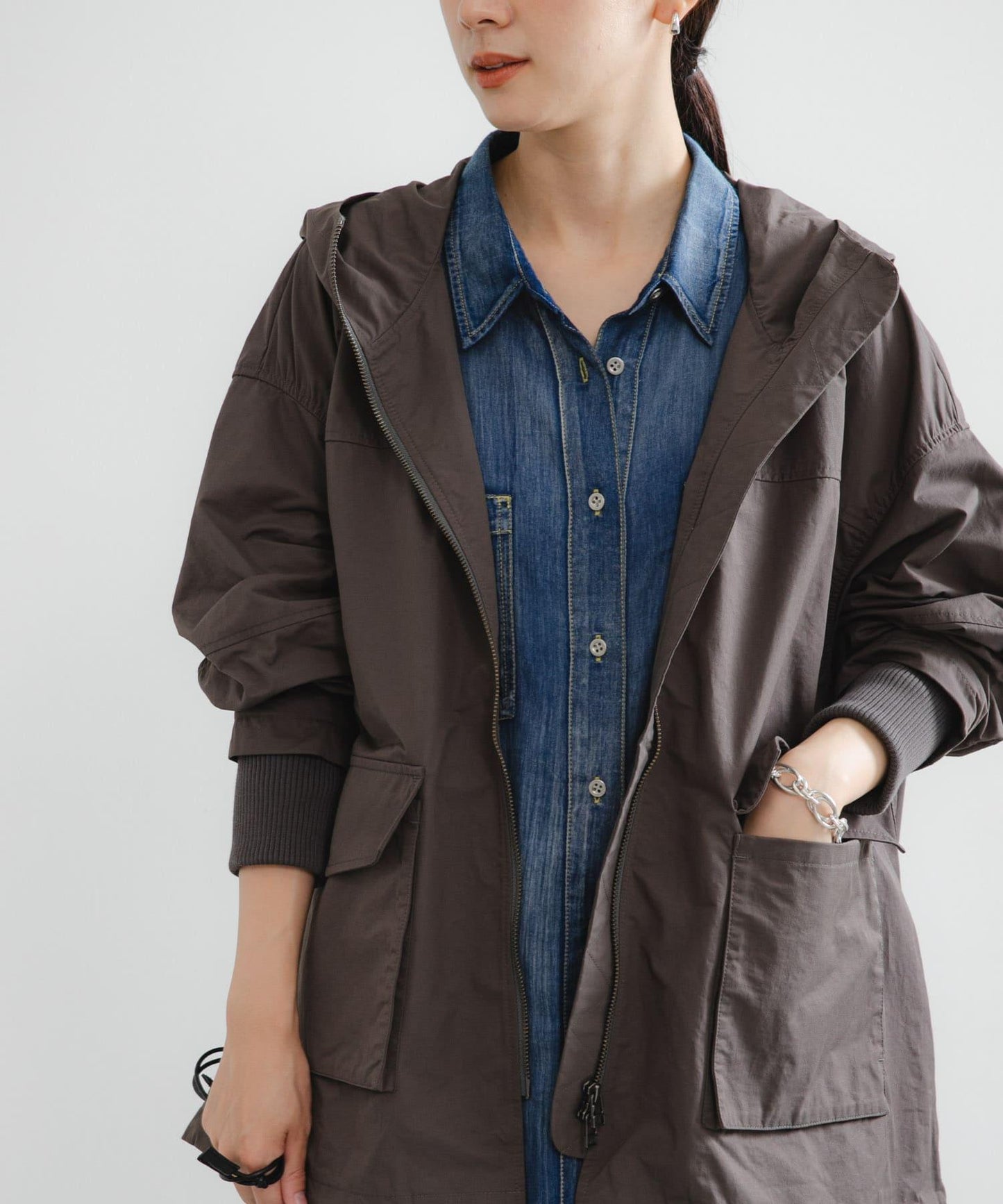 棉尼龍戶外夾克