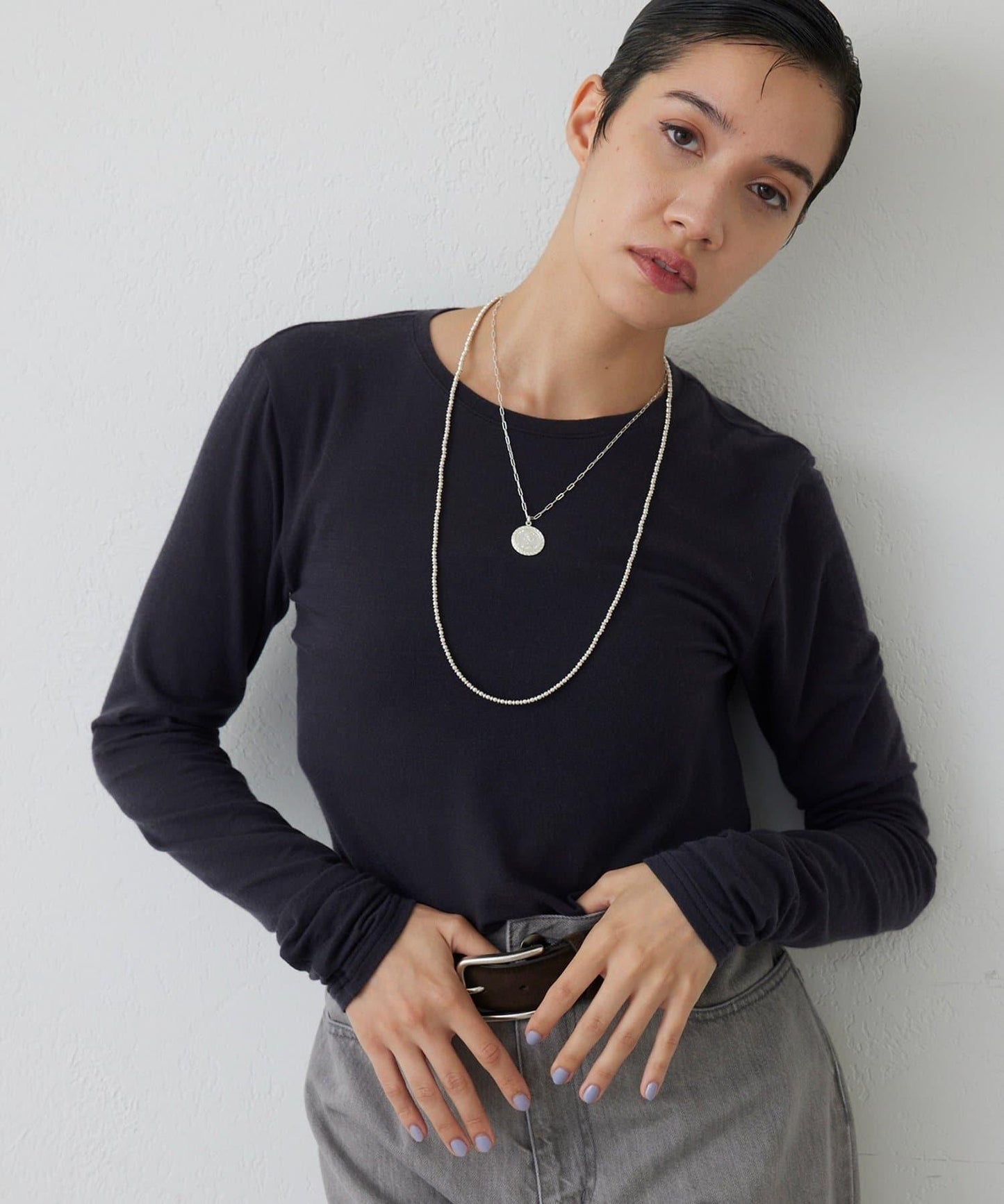 【THE PAUSE】透視長袖T恤