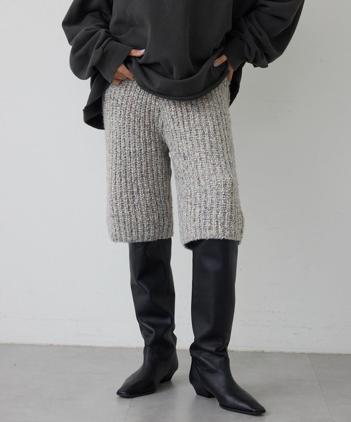【THE PAUSE】針織短褲