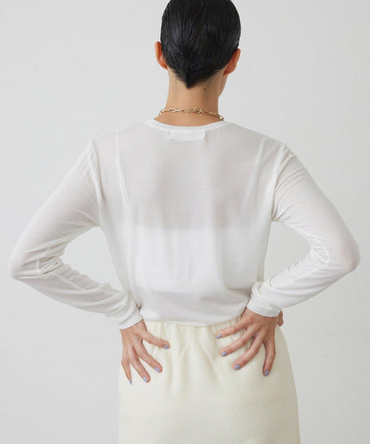 【THE PAUSE】透視長袖T恤