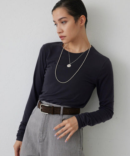 【THE PAUSE】透視長袖T恤