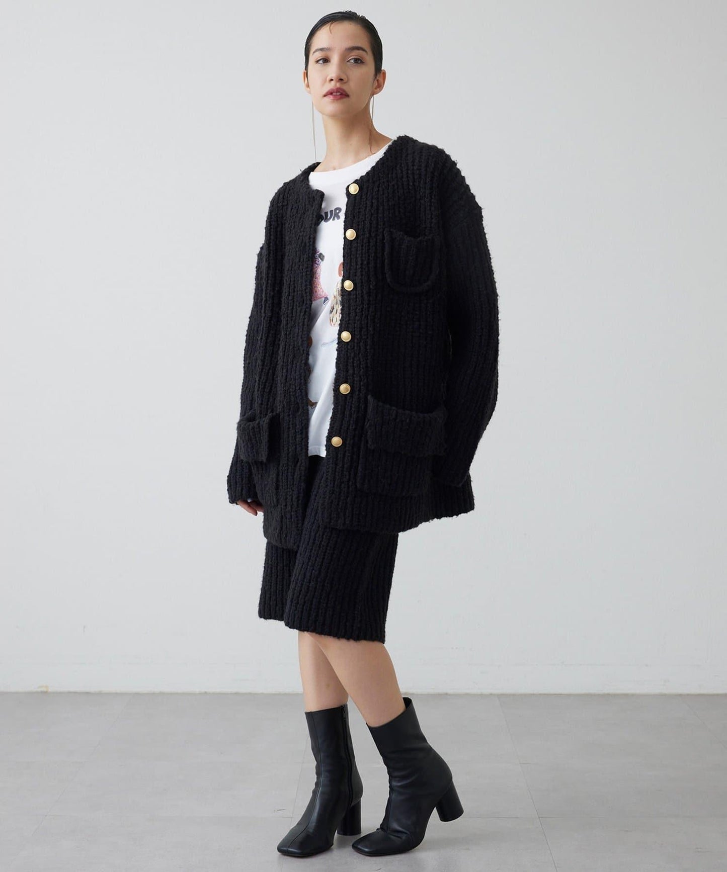 【THE PAUSE】針織短褲