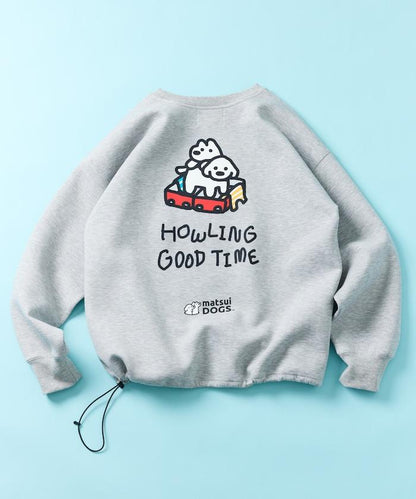 matsui×FREAK'S STORE 特別款「旅行」抽繩後背印花圓領衛衣