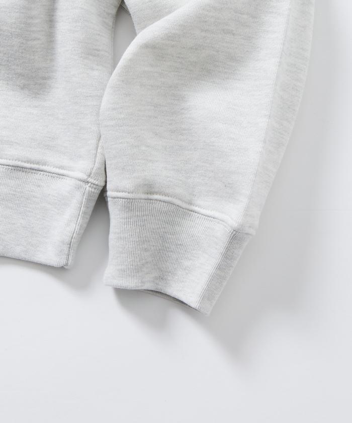 寬鬆版型 動物圖案刺繡 圓領衛衣