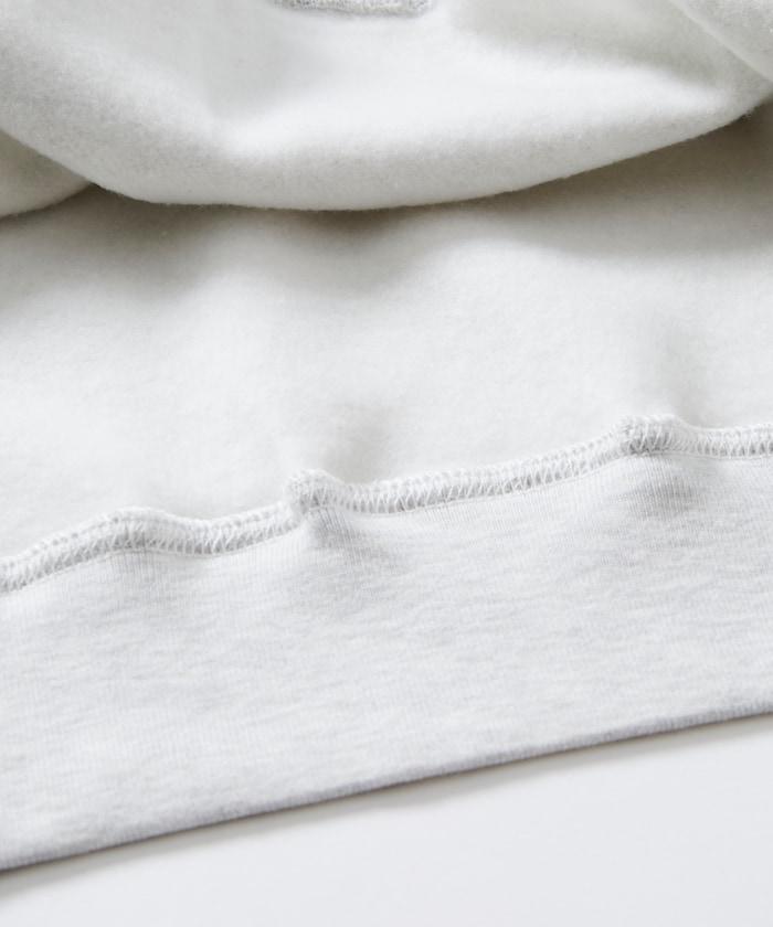 寬鬆版型 動物圖案刺繡 圓領衛衣