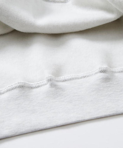 寬鬆版型 動物圖案刺繡 圓領衛衣