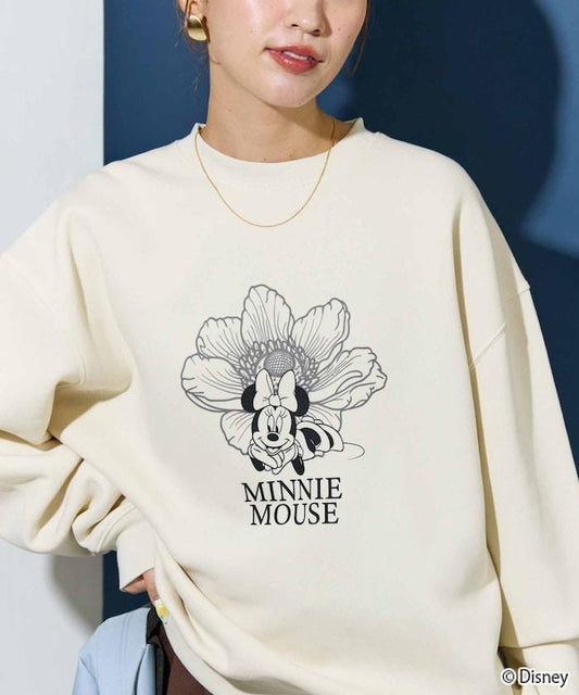 特別款/Mickey Mouse&Minnie Mouse/米老鼠&米妮/花卉印花衛衣