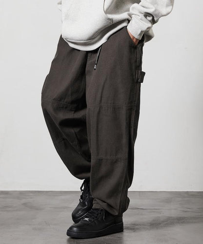 寬鬆版型鴨布雙膝攀巖褲