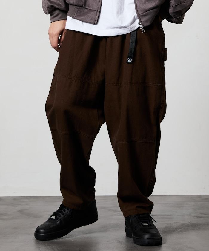 寬鬆版型鴨布雙膝攀巖褲