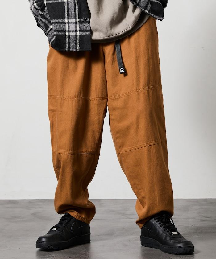 寬鬆版型鴨布雙膝攀巖褲