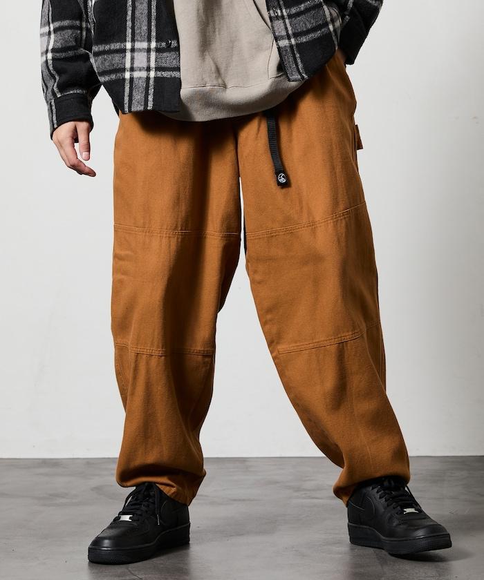 寬鬆版型鴨布雙膝攀巖褲