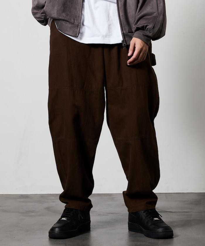 寬鬆版型鴨布雙膝攀巖褲