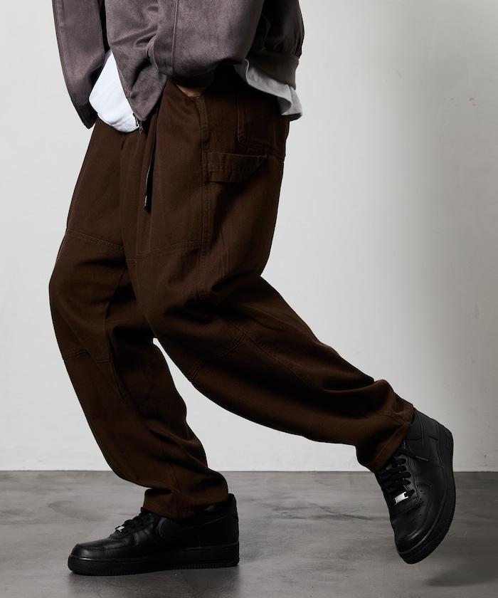 寬鬆版型鴨布雙膝攀巖褲