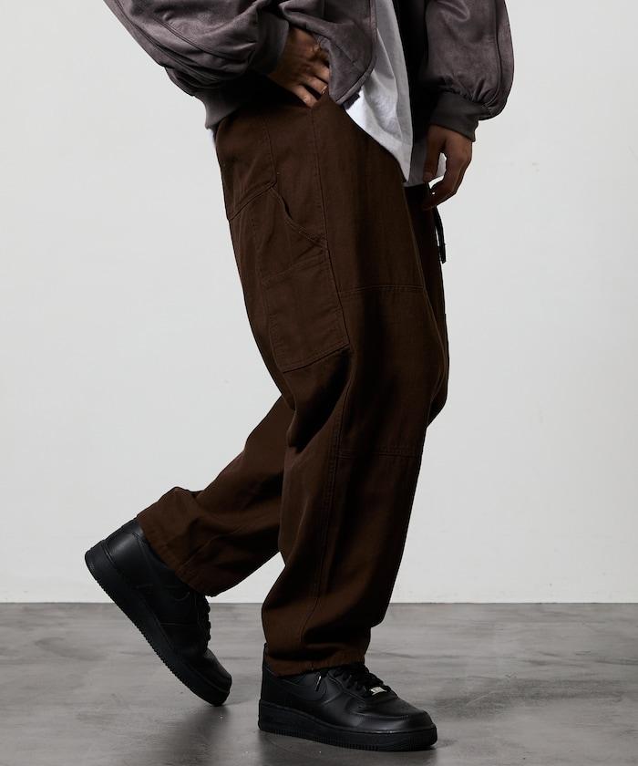 寬鬆版型鴨布雙膝攀巖褲