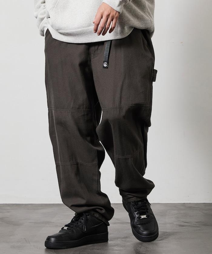 寬鬆版型鴨布雙膝攀巖褲