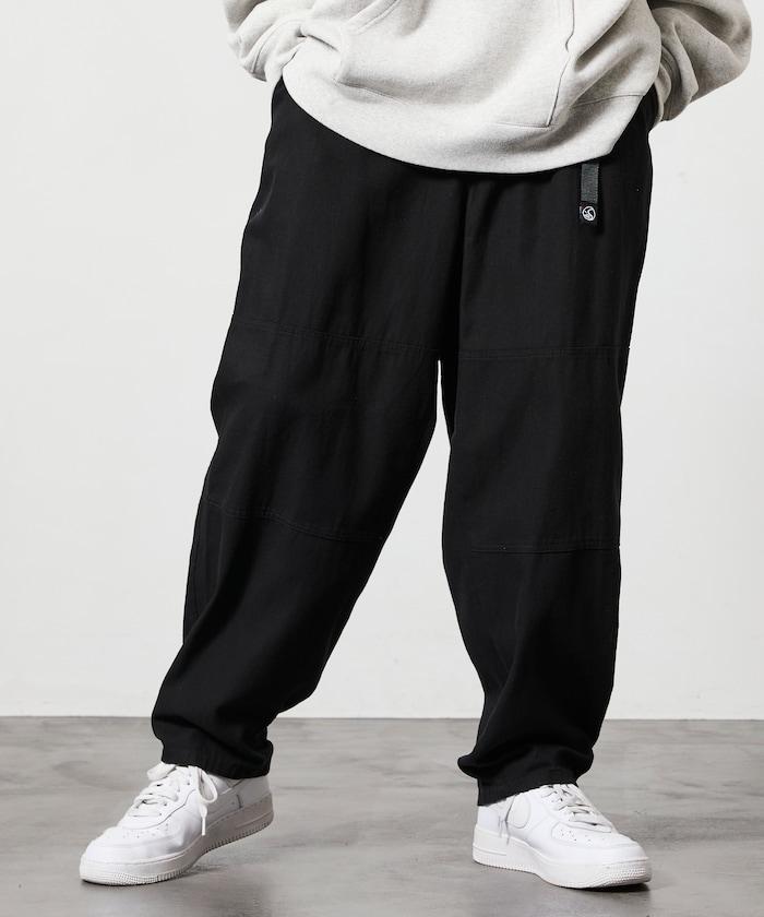 寬鬆版型鴨布雙膝攀巖褲