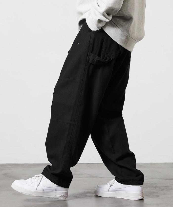 寬鬆版型鴨布雙膝攀巖褲