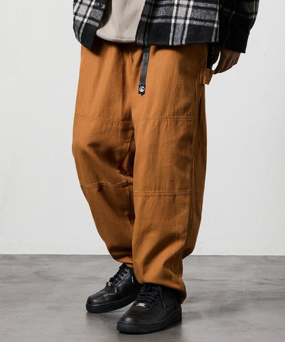 寬鬆版型鴨布雙膝攀巖褲