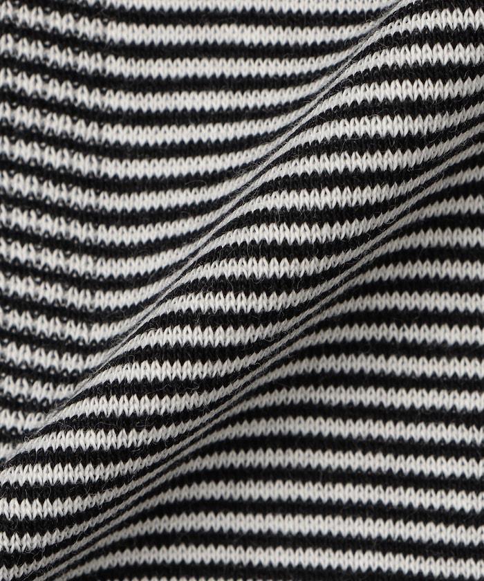 不規則羅紋條紋長袖T恤