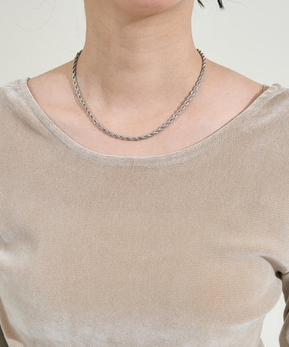 天鵝絨後背開口長袖T恤