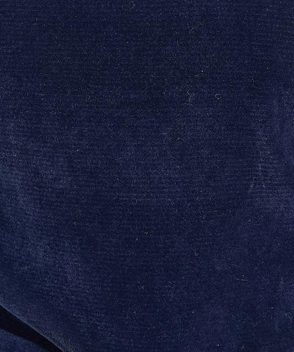 天鵝絨後背開口長袖T恤