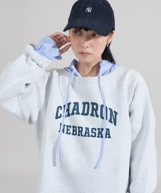 2WAY 羅紋標誌衛衣