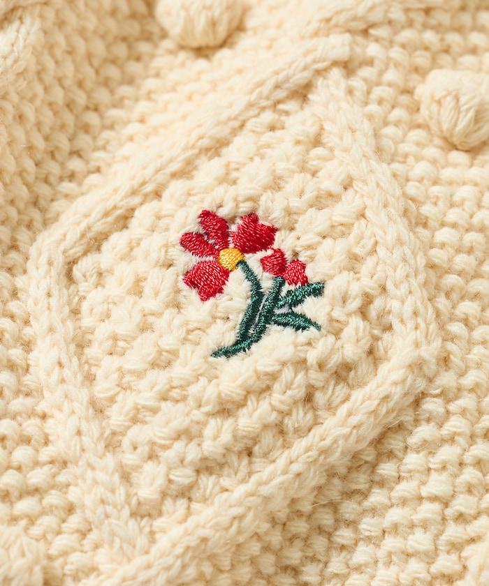 花卉刺繡針織背心